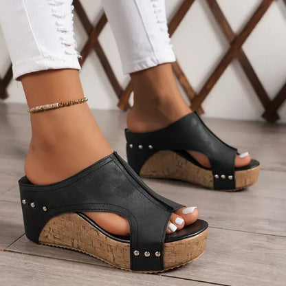 Joanna | Leather summer sandals