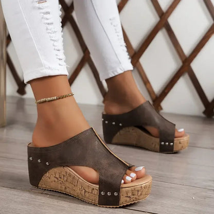 Joanna | Leather summer sandals