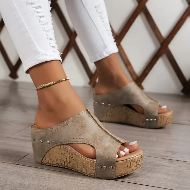 Joanna | Leather summer sandals