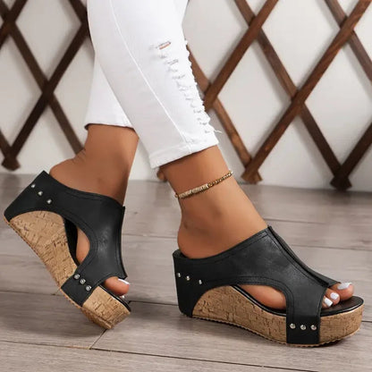 Joanna | Leather summer sandals