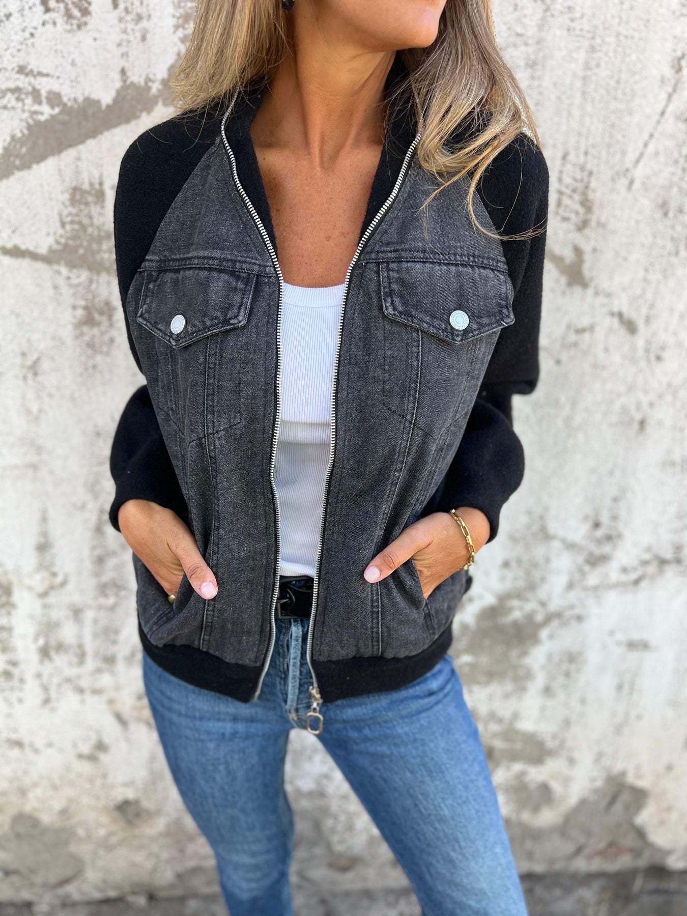 Tina | trendy jacket denim