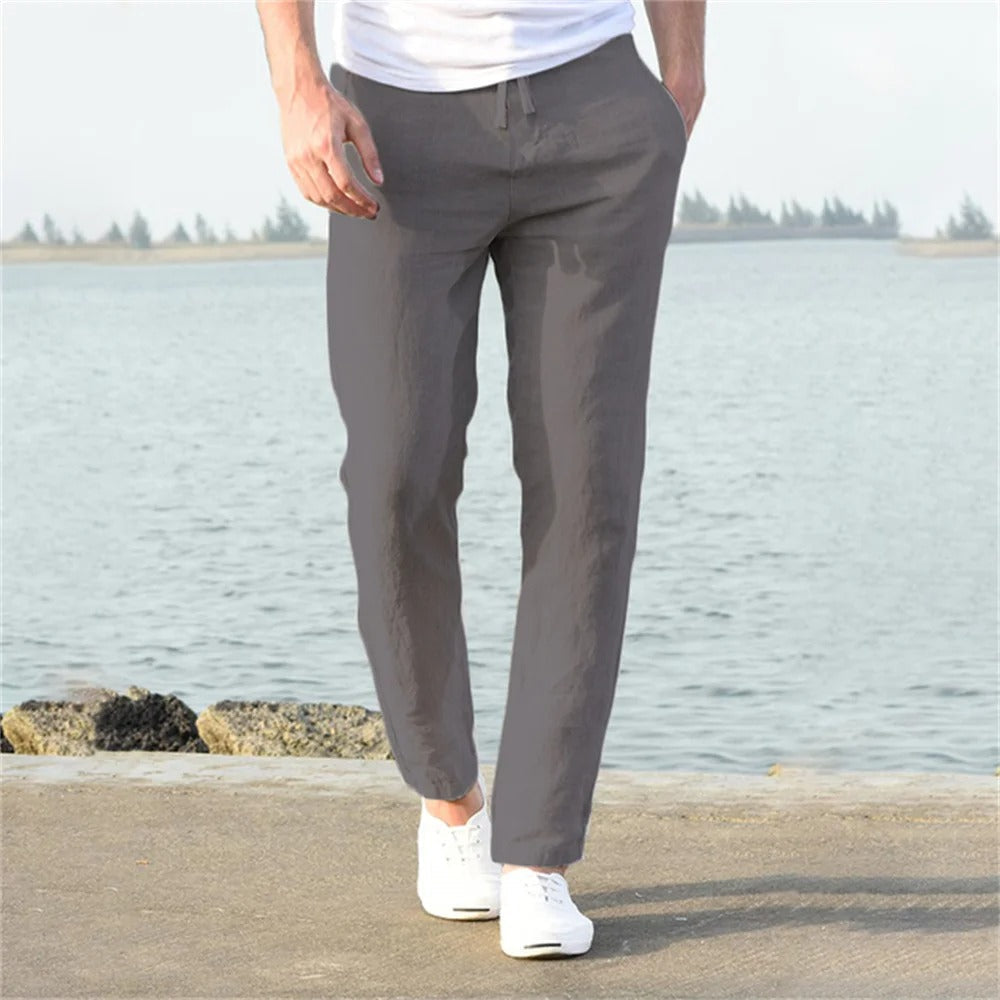 Mario | Long linen pants men