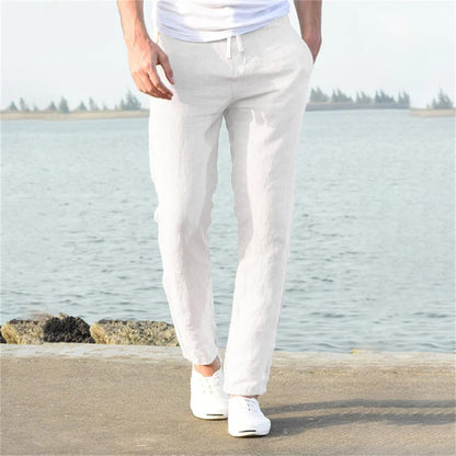 Mario | Long linen pants men