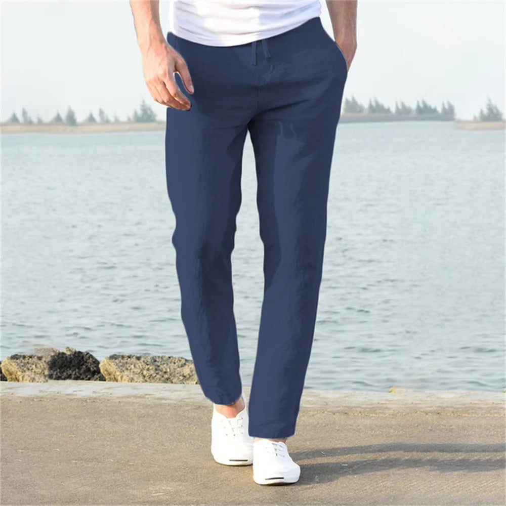 Mario | Long linen pants men