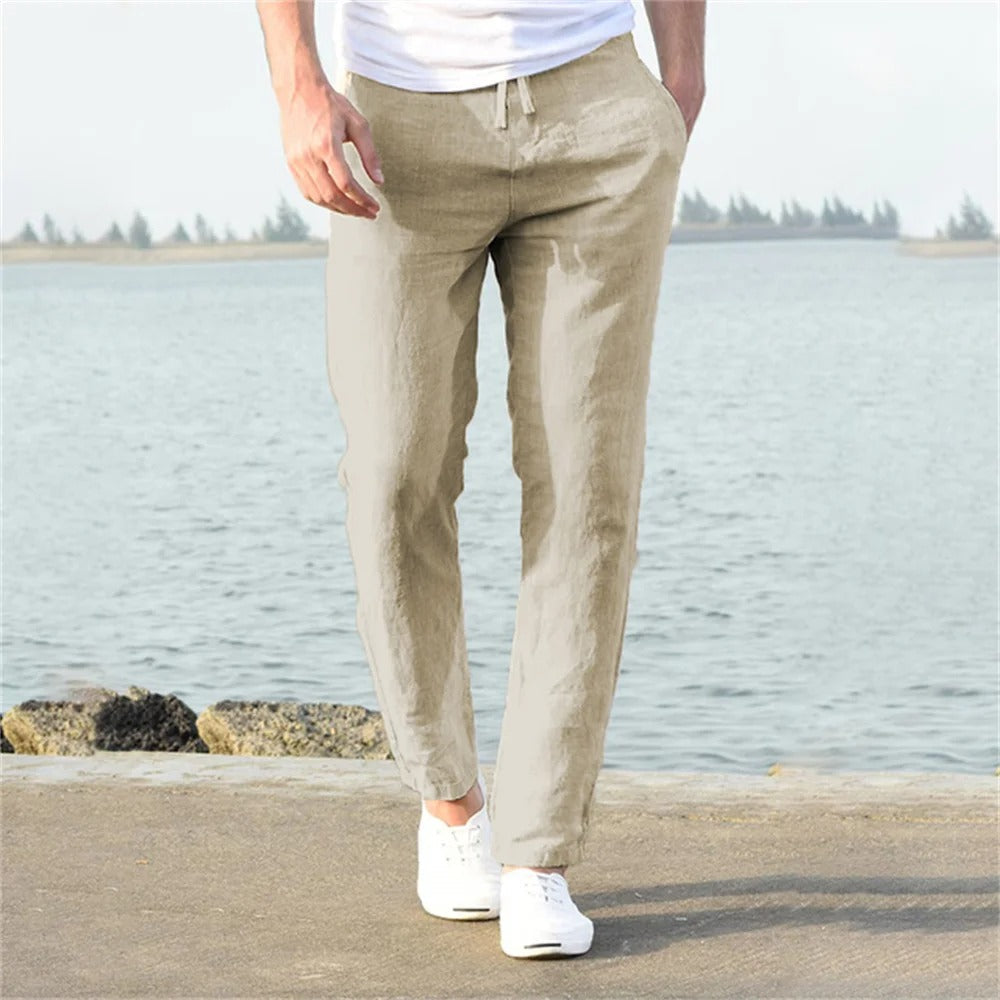 Mario | Long linen pants men