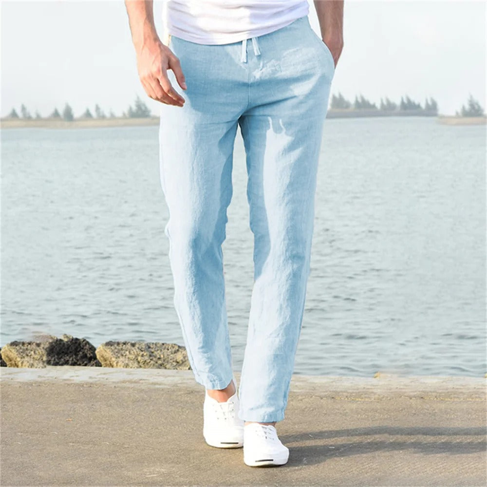 Mario | Long linen pants men